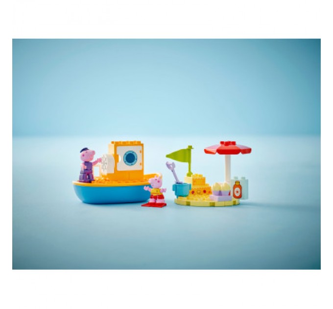 Конструктор LEGO DUPLO Peppa Pig Морська прогулянка Пеппи на човні (10432)
