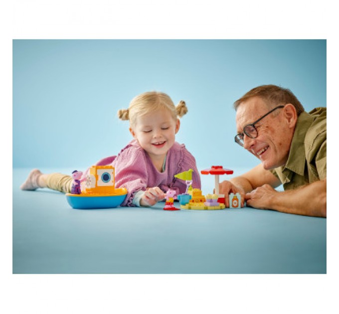 Конструктор LEGO DUPLO Peppa Pig Морська прогулянка Пеппи на човні (10432)