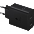 Samsung Зарядний пристрій Samsung 50W 2xUSB-С + cableUSB-C to USB-C 1.8m black (EP-T5020XBEGEU)