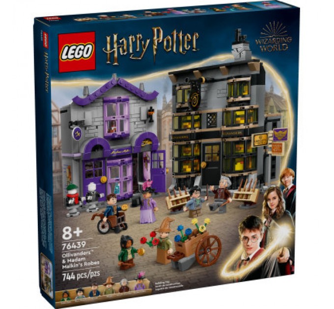 LEGO Конструктор LEGO Harry Potter Крамниці Олівандера й мантій від Мадам Малкін (76439)