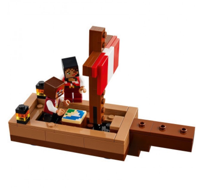 Конструктор LEGO Minecraft Подорож на піратському кораблі (21259-)
