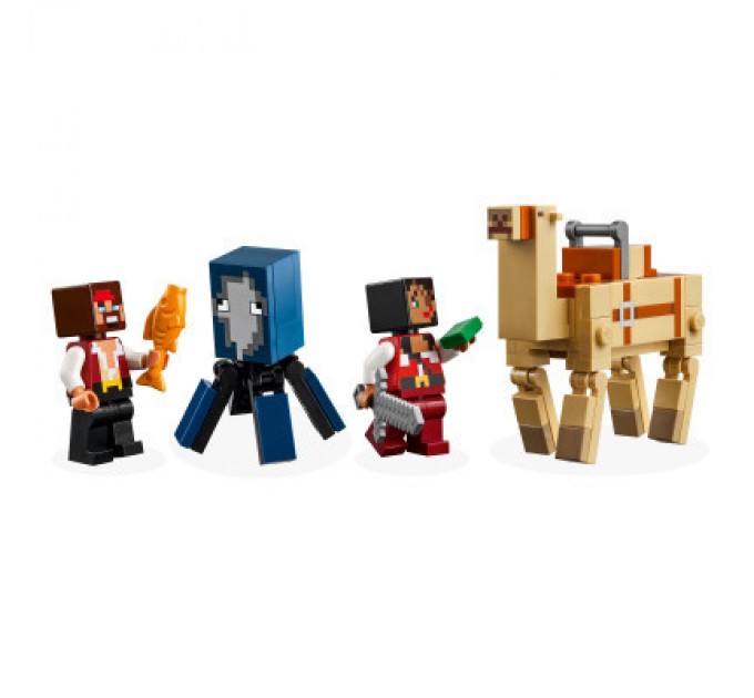 Конструктор LEGO Minecraft Подорож на піратському кораблі (21259-)