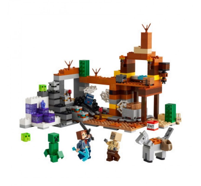 LEGO Конструктор LEGO Minecraft Покинута шахта у безплідних землях (21263)