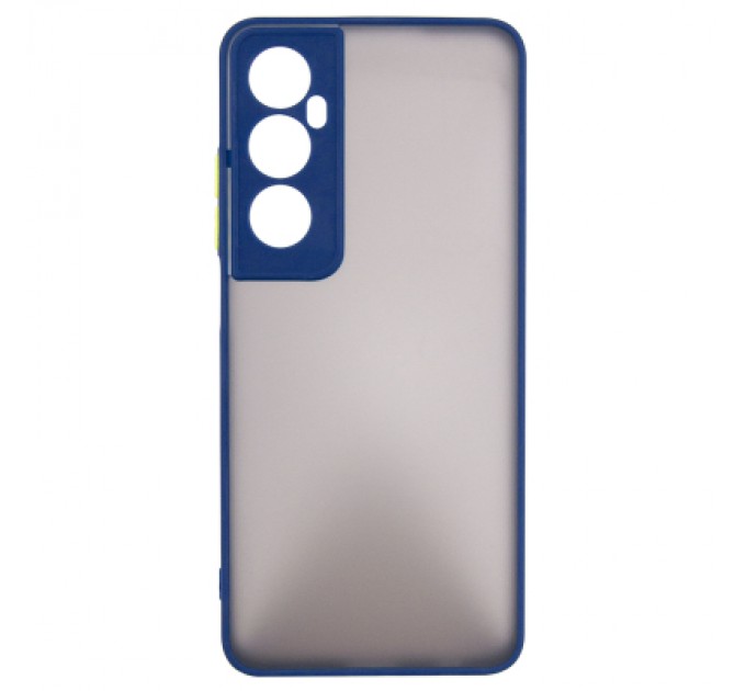 Dengos Чохол до мобільного телефона Dengos Realme C65 + Glass Blue (DG-KM-94)