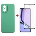 Чохол до мобільного телефона Dengos Realme C67 Soft + Glass Mint (DG-KM-100)
