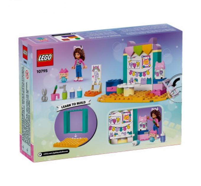 LEGO Конструктор LEGO Gabby's Dollhouse Майструємо з Доцею-Бокс (10795)
