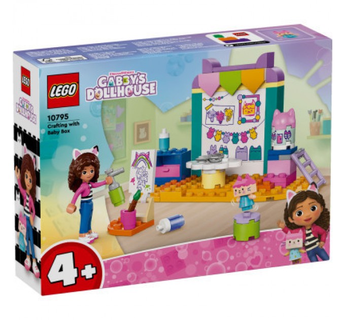 LEGO Конструктор LEGO Gabby's Dollhouse Майструємо з Доцею-Бокс (10795)