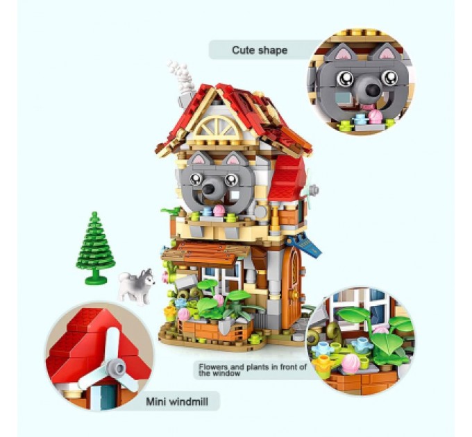 LOZ mini Конструктор LOZ mini Лісова хатина без фігурок (1225)