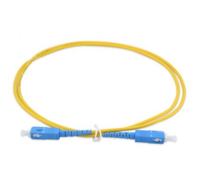 Eserver Оптичний патчкорд Eserver SC/UPC-SC/UPC SingleMode Simplex 3m (ES-SC-SC/UPC-3-SM-S)