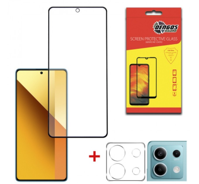 Dengos Скло захисне Dengos Xiaomi Redmi Note 13 5G + camera module glass (DG-TGSCP-02)