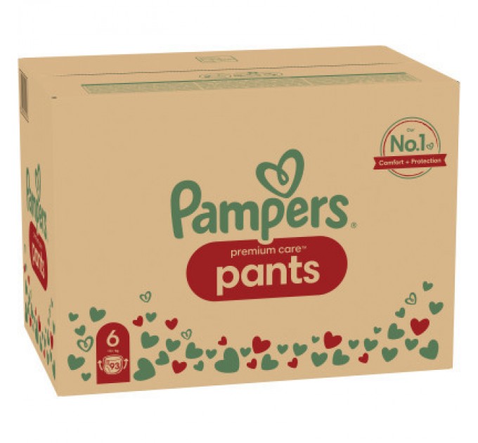 Pampers Підгузки Pampers трусики Pants Giant Розмір 6 (14-19 кг) 93 шт (8006540491010)