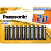 Panasonic Батарейка Panasonic LR06 Alkaline Power * 20 (LR6REB/20BW)