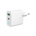 Gembird Зарядний пристрій Gembird 1xUSB-A + 1 Type-C (PD20Вт + QC3.0 18Вт) white (TA-UC-PDQC20L-W-01)