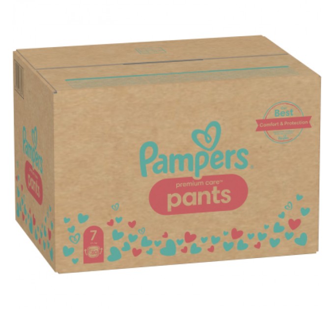 Pampers Підгузки Pampers Premium Care Pants Трусики Розмір 7 (17+ кг) 80 шт. (8700216338981)