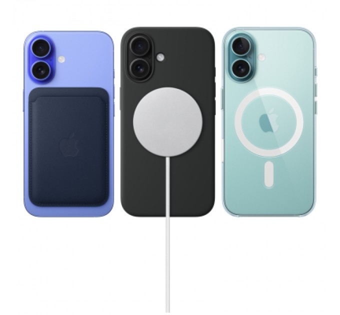 Apple Мобільний телефон Apple iPhone 16 128GB Black (MYE73)