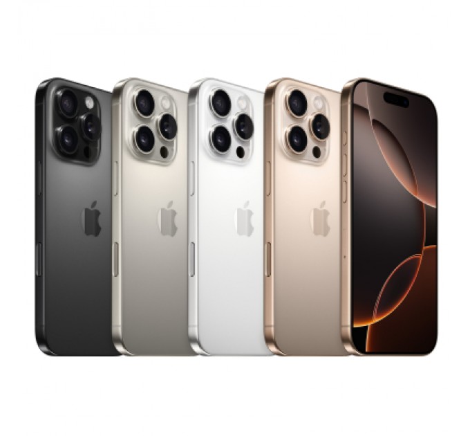 Apple Мобільний телефон Apple iPhone 16 Pro Max 512GB Desert Titanium (MYX23)