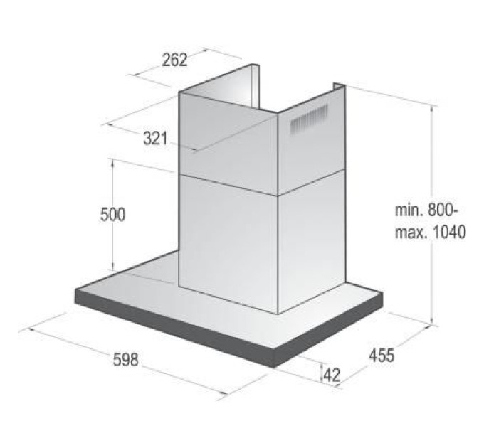 Gorenje Витяжка кухонна Gorenje WHT6SYW