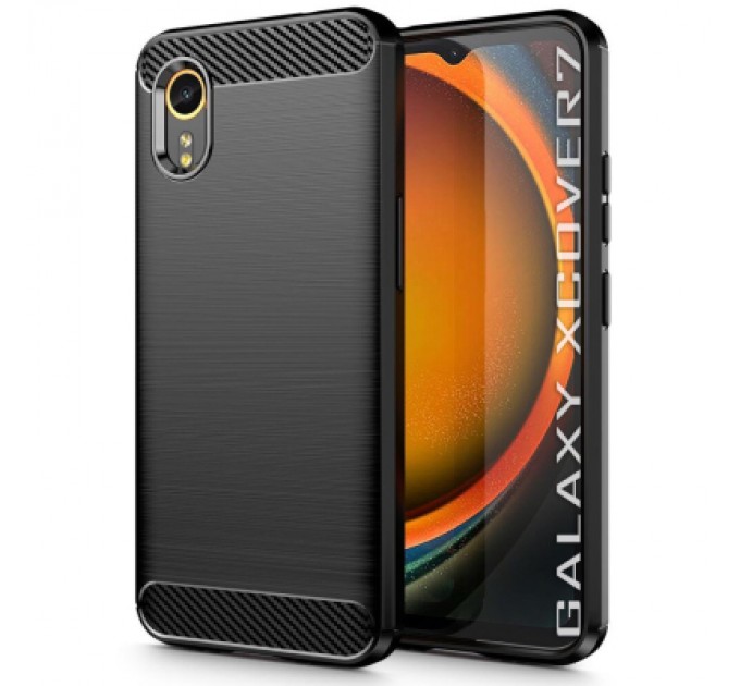 Чохол до мобільного телефона BeCover Carbon Series Samsung Galaxy Xcover7 Black (711892)