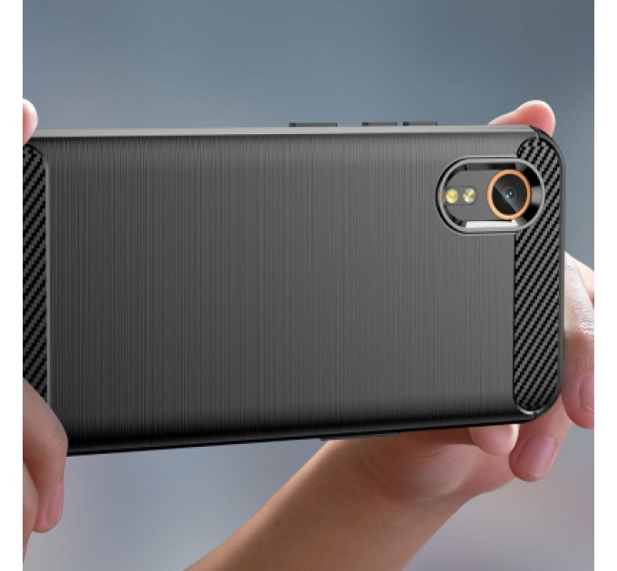 Чохол до мобільного телефона BeCover Carbon Series Samsung Galaxy Xcover7 Black (711892)