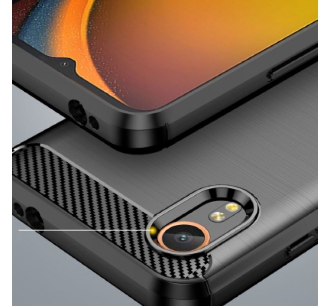 Чохол до мобільного телефона BeCover Carbon Series Samsung Galaxy Xcover7 Black (711892)