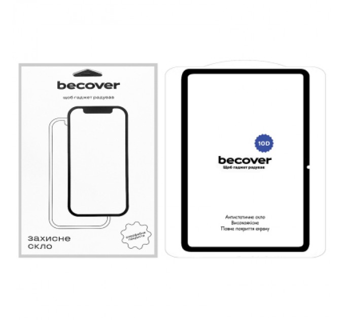 BeCover Скло захисне BeCover 10D Lenovo Tab Plus 11.5" Black (711835)