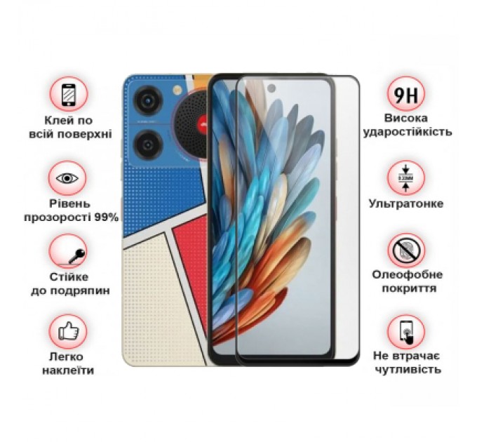 BeCover Скло захисне BeCover Nubia Music Black (711974)