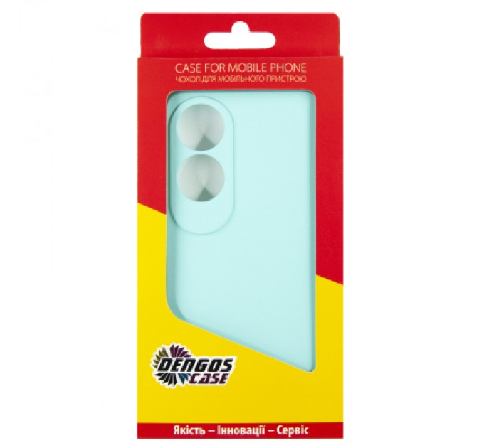 Dengos Чохол до мобільного телефона Dengos Oppo A60 Soft + glass Ice Blue (DG-KM-105)