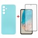 Dengos Чохол до мобільного телефона Dengos Samsung Galaxy M35 5G Soft + glass Ice Blue (DG-KM-107)