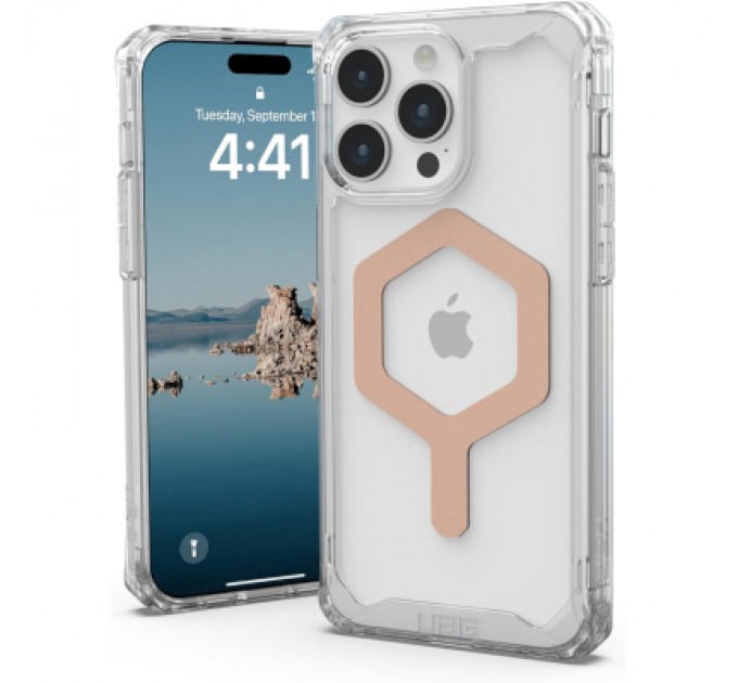 UAG Чохол до мобільного телефона UAG iPhone 15 Pro Max Plyo Magsafe Ice/Rose Gold (114305114348)