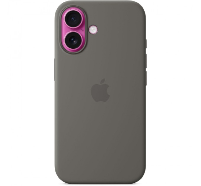 Apple Чохол до мобільного телефона Apple iPhone16 Silicone Case with MagSafe - Stone Gray (MYY33ZM/A)