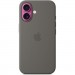 Apple Чохол до мобільного телефона Apple iPhone16 Silicone Case with MagSafe - Stone Gray (MYY33ZM/A)