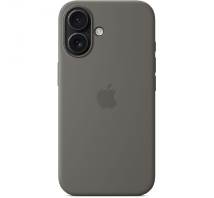 Apple Чохол до мобільного телефона Apple iPhone16 Silicone Case with MagSafe - Stone Gray (MYY33ZM/A)