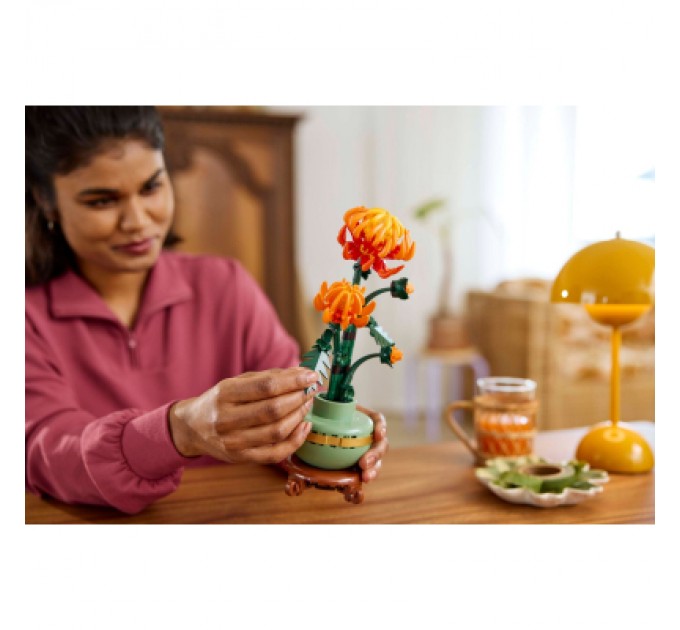 LEGO Конструктор LEGO Icons Хризантема 278 деталей (10368)