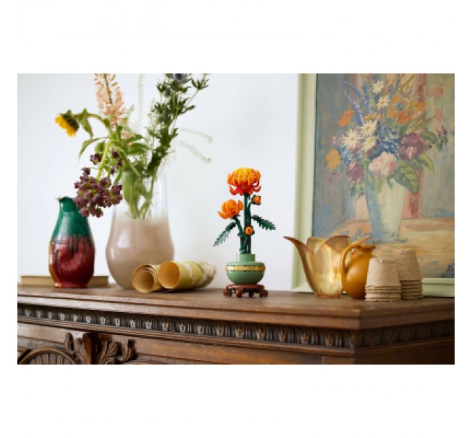 LEGO Конструктор LEGO Icons Хризантема 278 деталей (10368)