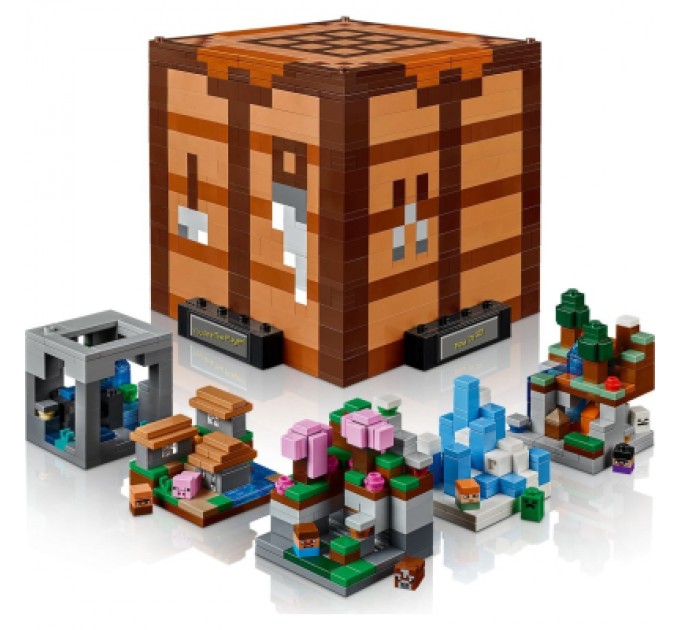 LEGO Конструктор LEGO Minecraft Верстак 1195 деталей (21265)