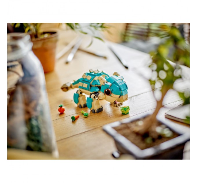 LEGO Конструктор LEGO Jurassic World Малюк Бампі: Анкілозавр (76962)