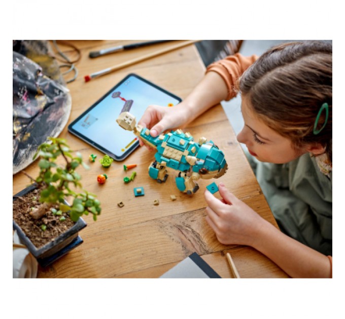 LEGO Конструктор LEGO Jurassic World Малюк Бампі: Анкілозавр (76962)