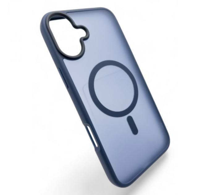 BeCover Чохол до мобільного телефона BeCover Metal Buttons Case (MagSafe) для Apple iPhone 16 Plus Blue (712094)