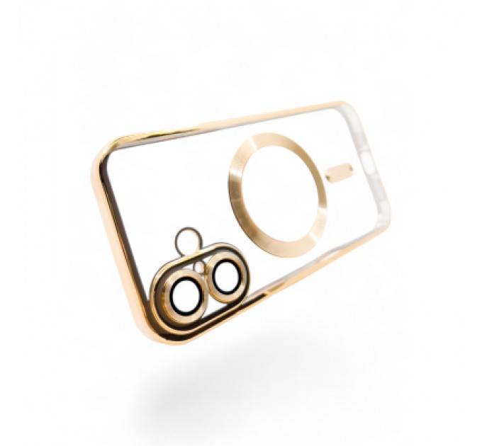 BeCover Чохол до мобільного телефона BeCover TPU Chrome Case (MagSafe) для Apple iPhone 16 Plus Gold (712076)