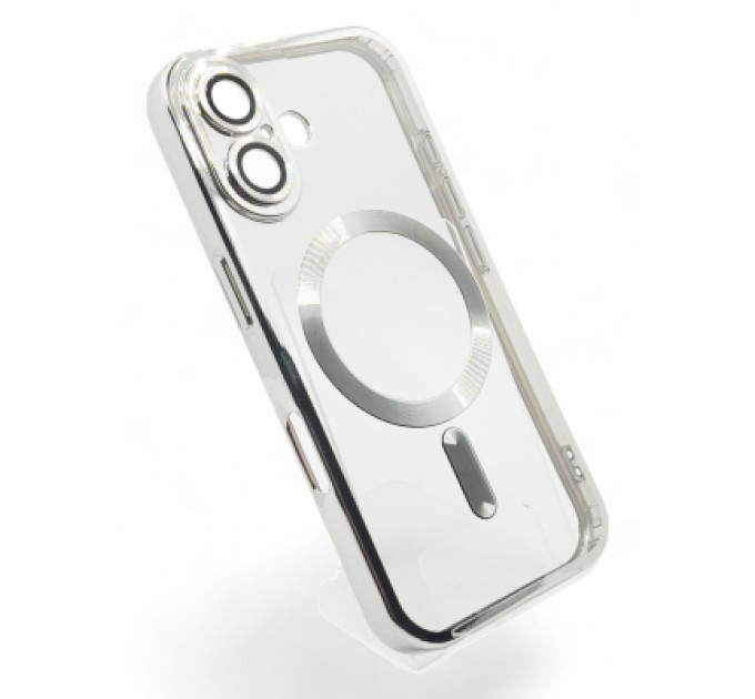 BeCover Чохол до мобільного телефона BeCover TPU Chrome Case (MagSafe) для Apple iPhone 16 Plus Silver (712078)