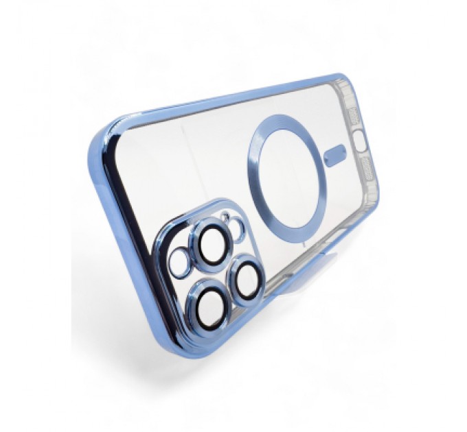 BeCover Чохол до мобільного телефона BeCover TPU Chrome Case (MagSafe) для Apple iPhone 16 Pro Max Sierra Blue (712087)