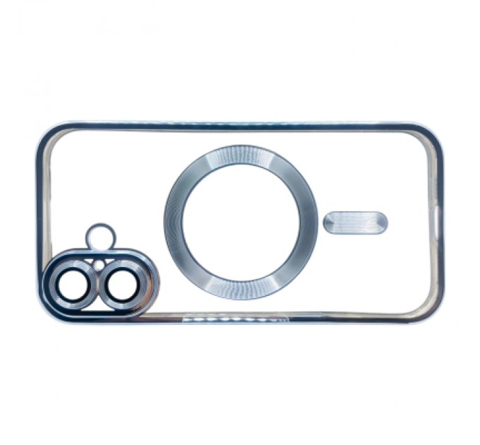 BeCover Чохол до мобільного телефона BeCover TPU Chrome Case (MagSafe) для Apple iPhone 16 Sierra Blue (712072)