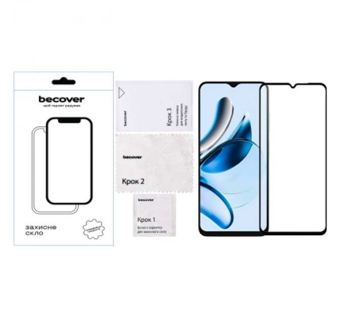 BeCover Скло захисне BeCover Blackview Color 8 Black (712127)