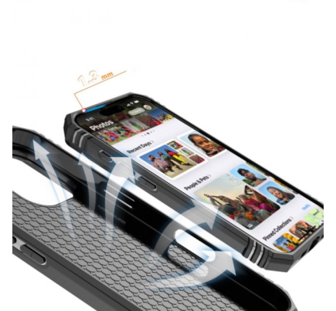 BeCover Чохол до мобільного телефона BeCover Military Apple iPhone 16 Black (712153)