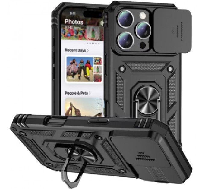 BeCover Чохол до мобільного телефона BeCover Military Apple iPhone 16 Pro Max Black (712156)