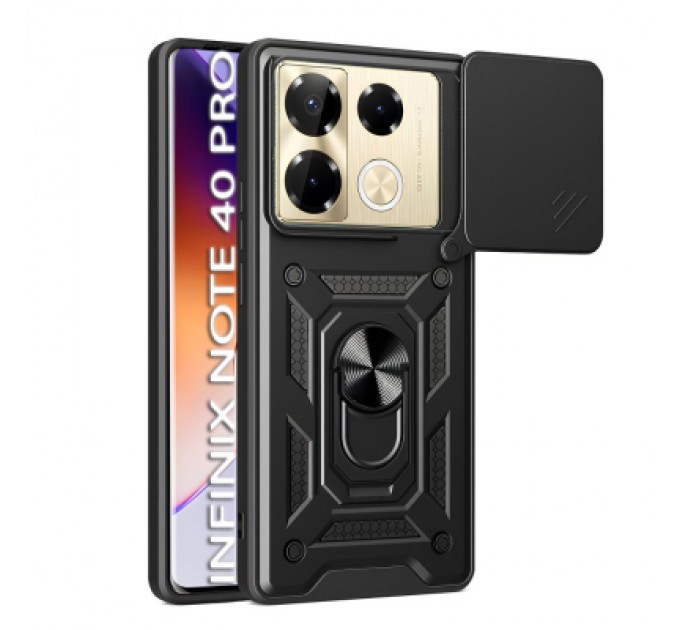 Чохол до мобільного телефона BeCover Military Infinix Note 40 Pro (X6851) Black (712160)
