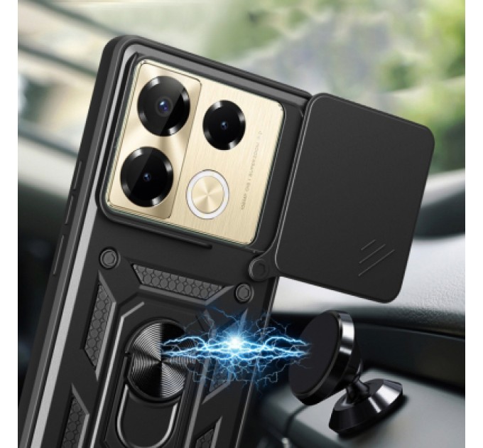 Чохол до мобільного телефона BeCover Military Infinix Note 40 Pro (X6851) Black (712160)