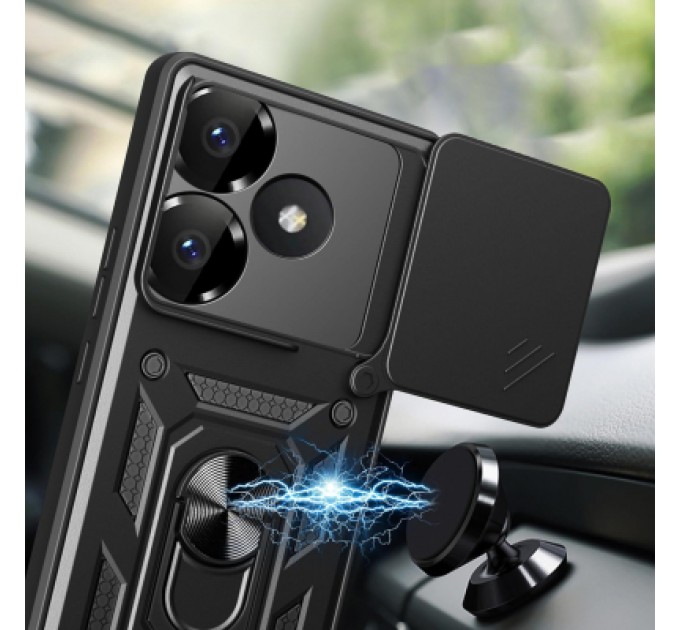 BeCover Чохол до мобільного телефона BeCover Military Poco F6 Black (712165)