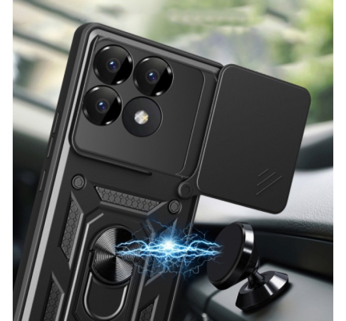 BeCover Чохол до мобільного телефона BeCover Military Poco F6 Pro Black (712166)