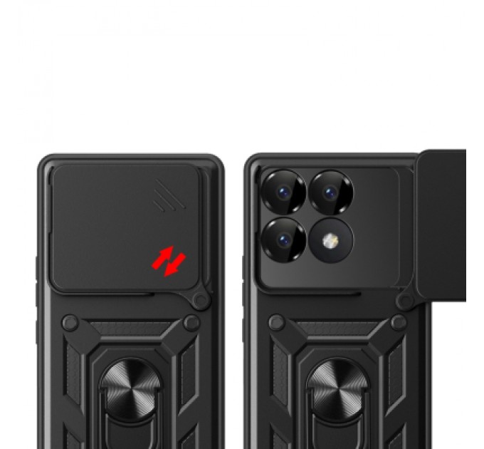 BeCover Чохол до мобільного телефона BeCover Military Poco F6 Pro Black (712166)